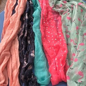 Bundle of 5 Scarves